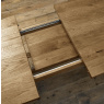 Regent Rustic Oak 4-6 Seater Extension Table by Bentley Designs