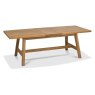 Regent Rustic Oak 4-6 Seater Extension Table by Bentley Designs