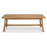 Regent Rustic Oak 6-8 Seater Extension Table by Bentley Designs