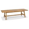 Regent Rustic Oak 6-8 Seater Extension Table by Bentley Designs