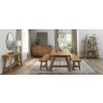 Regent Rustic Oak Large Bench by Bentley Designs