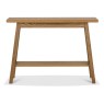 Regent Rustic Oak Console Table with Shelf by Bentley Designs