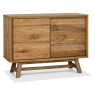 Regent Rustic Oak Narrow Sideboard by Bentley Designs