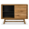 Regent Rustic Oak Narrow Sideboard by Bentley Designs