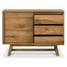 Regent Rustic Oak Narrow Sideboard by Bentley Designs