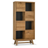 Regent Rustic Oak Display Cabinet by Bentley Designs