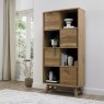 Regent Rustic Oak Display Cabinet by Bentley Designs