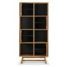Regent Rustic Oak Display Cabinet by Bentley Designs