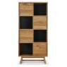 Regent Rustic Oak Display Cabinet by Bentley Designs