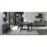 Regent Peppercorn Dining Armchairs (Azure Velvet) by Bentley Designs