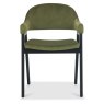 Regent Peppercorn Dining Armchairs (Cedar Velvet) by Bentley Designs