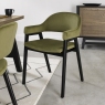 Regent Peppercorn Dining Armchairs (Cedar Velvet) by Bentley Designs