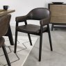 Regent Peppercorn Dining Armchairs (Old West Vintage Faux Leather) by Bentley Designs