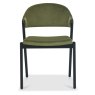 Regent Peppercorn Dining Chairs (Cedar Velvet) by Bentley Designs