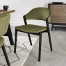 Regent Peppercorn Dining Chairs (Cedar Velvet) by Bentley Designs
