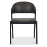 Regent Peppercorn Dining Chairs (Old West Vintage Faux Leather) by Bentley Designs