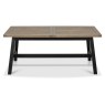 Regent Weathered Oak & Peppercorn 4-6 Seater Extension Table by Bentley Designs