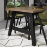 Regent Weathered Oak & Peppercorn 4-6 Seater Extension Table by Bentley Designs