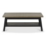 Regent Weathered Oak & Peppercorn Coffee Table by Bentley Designs