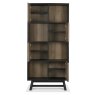Regent Weathered Oak & Peppercorn Display Cabinet by Bentley Designs