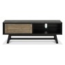 Regent Weathered Oak & Peppercorn Entertainment Unit by Bentley Designs