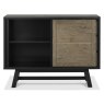 Regent Weathered Oak & Peppercorn Narrow Sideboard by Bentley Designs