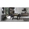 Regent Weathered Oak & Peppercorn Open Display Unit by Bentley Designs