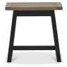 Regent Weathered Oak & Peppercorn Side Table by Bentley Designs
