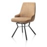 Thomas Swivel Dining Chair (Camel) by Habufa