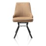 Thomas Swivel Dining Chair (Camel) by Habufa