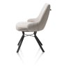 Thomas Swivel Dining Chair (Charcoal) by Habufa