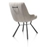 Thomas Swivel Dining Chair (Charcoal) by Habufa