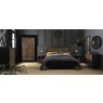 Sienna Fumed Oak & Peppercorn 135cm Double Panel Bedstead by Bentley Designs