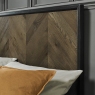 Sienna Fumed Oak & Peppercorn 135cm Double Panel Bedstead by Bentley Designs