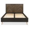 Sienna Fumed Oak & Peppercorn 135cm Kingsize Panel Bedstead by Bentley Designs
