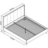 Sienna Fumed Oak & Peppercorn 180cm Super King Panel Bedstead by Bentley Designs