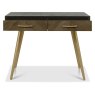 Sienna Fumed Oak & Peppercorn Gold Vanity Mirror by Bentley Designs