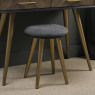 Sienna Fumed Oak Stool by Bentley Designs