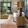Coffee Table Collada Brushed Gold Incl. Glass Top by Richmond Interiors Coffee Table Collada Brushed Gold Incl. Glass Top by Richmond Interiors