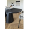 Arawood 270 x 120cm Teardrop Dining Table (Black) by Habufa