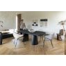 Arawood 270 x 120cm Teardrop Dining Table (Black) by Habufa