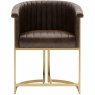 Bilbao Leather Chair (Brown)