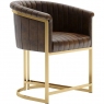 Bilbao Leather Chair (Brown)