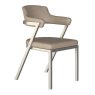 Freya Dining Chair by HND (Taupe Faux Leather)