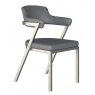 Freya Dining Chair by HND (Grey Faux Leather)