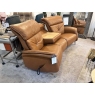 Swan Trapezoidal Electric Recliner Sofa & 2 Seater Fixed Sofa Set by Himolla (Showroom Clearance)