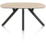 Minato 200 x 105cm Oval Dining Table (Light Natural Oak Finish) by Habufa