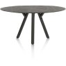 Minato 210 x 105cm Ellipse Bar Table (Onyx Finish) by Habufa