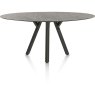 Minato 240 x 110cm Ellipse Bar Table (Light Grey Finish) by Habufa