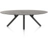 Minato 240 x 110cm Ellipse Dining Table (Light Grey Finish) by Habufa Minato 240 x 110cm Ellipse Dining Table (Light Grey Finish) by Habufa